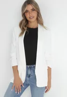 Marynarki i żakiety damskie - Biała Marynarka Phelotis - miniaturka - grafika 1