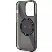 Etui i futerały do telefonów - Etui BMW Tricolor Stripes MagSafe do Apple iPhone 14 Pro Max Szary - miniaturka - grafika 1
