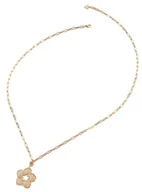 Naszyjniki - Naszyjnik Guess Shining Winter JUBN04463JWYGT/U kwiat - miniaturka - grafika 1