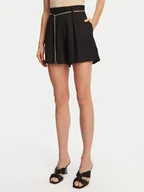 Spodenki damskie - Rinascimento Szorty materiałowe CFC0124444003 Czarny Regular Fit - miniaturka - grafika 1