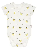 Body dla niemowląt - Dziewczęce body bawełna krótki rękaw cytrynki Nicol,r.74 - miniaturka - grafika 1