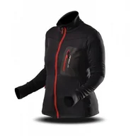 Bluzy sportowe damskie - Bluza damska Trimm Micron Lady Rozmiar: S / Kolor: czarny - miniaturka - grafika 1