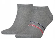 Skarpetki męskie - Tommy Hilfiger Skarpety Męskie Stopki 43-46 Popiel - miniaturka - grafika 1