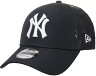 Czapki i chusty sportowe męskie - Czapka 9Forty Half Monogram Yankees by New Era, ciemnoniebieski, One Size - miniaturka - grafika 1