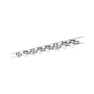 Oprawy, klosze i abażury - Paulmann światła wire system CARDAN maks. 8 X 10 W, GU5,3, metalowe, chromowane matowe, 500 x 12,5 x 9 cm 941.53 - miniaturka - grafika 1