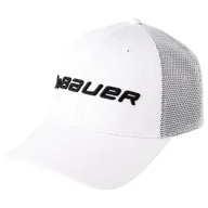 Czapki i chusty sportowe męskie - Męska czapka z daszkiem Bauer Core Adjustable Cap White - miniaturka - grafika 1