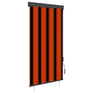 Rolety - vidaXL Roleta zewnętrzna, 80x250 cm, pomarańczowo-brązowa - miniaturka - grafika 1