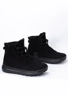 Buty trekkingowe damskie - Buty outdoorowe damskie czarne Ecco Solice W Mid Gtx Pl 200g - ECCO - miniaturka - grafika 1