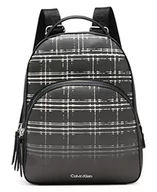 Torebki damskie - Calvin Klein damski plecak Estelle Novelty plecak z plecakiem Estelle Novelty, Czarny/biały kratkę, Rozmiar uniwersalny, estelle nowość plecak - miniaturka - grafika 1