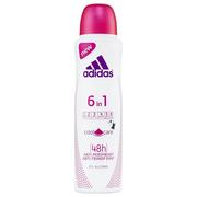 Dezodoranty i antyperspiranty dla kobiet - adidas 6 IN 1 DEO spray ANTYPERSPIRACYJNY COOL&CARE 150ml - miniaturka - grafika 1