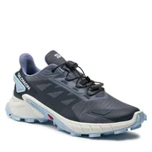 Buty sportowe damskie - Buty do biegania Salomon Supercross 4 L47461700 Granatowy - miniaturka - grafika 1