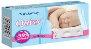 Blue Cross Bio-Medical Test ciążowy QUIXX płytkowy - Testy ciążowe i diagnostyczne - miniaturka - grafika 1