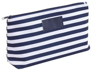 Kemer Kosmetyczka STRIPY Niebieska / Biała 56-0810530 - Kosmetyczki, organizery i kuferki - miniaturka - grafika 1