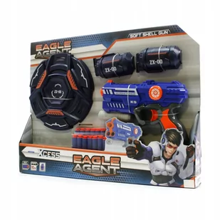 Pistolet Xcess Jak Nerf + 20 Strzałek Do Nerf - Zabawki militarne - miniaturka - grafika 1