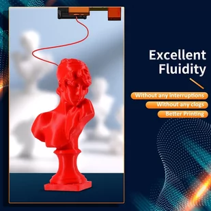 ERYONE 1.75mm High Speed PLA  3D Printing Filament 1KG Red - Filamenty i akcesoria do drukarek 3D - miniaturka - grafika 4