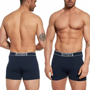 GATTA COTTON BOXER majtki męskie bokserki bawełniane granat - L - Majtki męskie - miniaturka - grafika 1