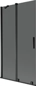 Parawany nawannowe - Mexen Velar parawan nawannowy 2-skrzydłowy rozsuwany 100 x 150 cm, grafit, czarny - 896-100-000-41-70 - miniaturka - grafika 1