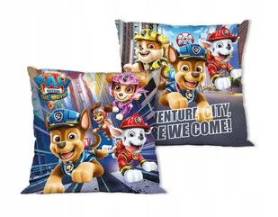 ﻿Psi Patrol Paw Film Poduszka z Poszewką 40x40 40 - Kołdry i poduszki dla dzieci - miniaturka - grafika 1