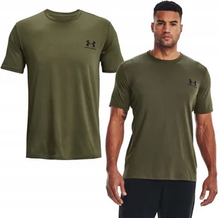Koszulka Męska T-shirt UNDER ARMOUR Szybkoschnąca Sportowa 1326799-390-XXL - Koszulki męskie - miniaturka - grafika 1