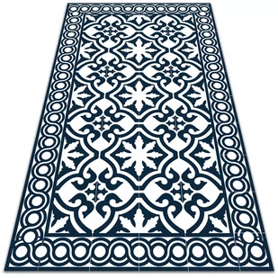 Dywan ogrodowy piękny wzór Portugalski kafel 100x150 cm - Dywany zewnętrzne - miniaturka - grafika 1