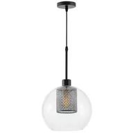 Lampy sufitowe - NOWOCZESNA LAMPA WISZĄCA CZARNA NET W1 - miniaturka - grafika 1
