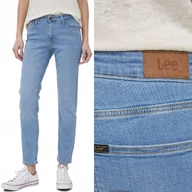 Spodnie damskie - Lee ELLY SLIM STRAIGHT Mid Charly PROSTE W27 L33 - miniaturka - grafika 1
