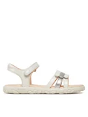 Buty dla dziewczynek - Geox Sandały J Sandal Haiti Girl J458ZD 000NF C0459 D Biały - miniaturka - grafika 1