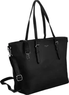 Torebki damskie - David Jones Elegancki Shopper Z Długimi Uchwytami I Paskiem Na Ramię ! - miniaturka - grafika 1