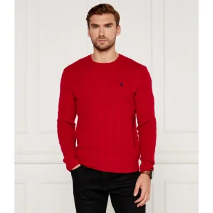 POLO RALPH LAUREN Wełniany sweter | Slim Fit | z dodatkiem kaszmiru - Swetry męskie - miniaturka - grafika 1