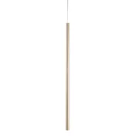 Lampy sufitowe - Punktowa lampa wisząca Sopel 40963 tuba do przedpokoju złota - miniaturka - grafika 1