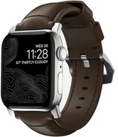 Akcesoria do smartwatchy - Nomad Skórzany pasek Traditional Band do Apple Watch Ultra Apple Watch Ultra (49mm) 8/7 (45mm) /6/SE/5/4, brązowy - miniaturka - grafika 1