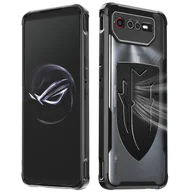 Etui i futerały do telefonów - Dla Asus ROG Phone 7 5G Phone 6 5G Shield Rozpraszanie ciepła Etui na telefon Płynna silikonowa tylna obudowa PC Wielobarwny Black - miniaturka - grafika 1
