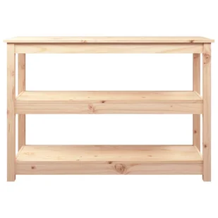 Lumarko Stolik konsolowy, 110x40x74 cm, lite drewno sosnowe - Konsole i sekretarzyki - miniaturka - grafika 6