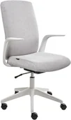 Fotele i krzesła biurowe - BELIANI Krzesło biurowe CAPTAIN Jasnoszary - miniaturka - grafika 1
