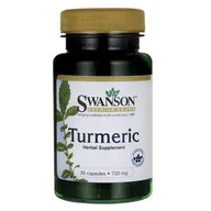 Przeziębienie i grypa - Swanson, Usa Turmeric 720mg Suplement diety 30 kaps. - miniaturka - grafika 1