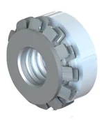 Akcesoria do armatury i ceramiki - zestaw 4 wkładek Keep-Nut z gwintem M6: do zaczepów do zlewozmywaków GRANITOWYCH podwieszanych - cienki blat - miniaturka - grafika 1