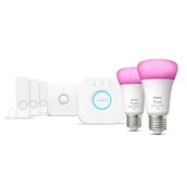 Zestawy do monitoringu - Kompletny zestaw Philips Hue Secure Starter Kit (929002468824) - miniaturka - grafika 1