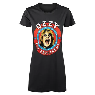 tunika OZZY OSBOURNE - OZZY FOR PRESIDENT ciemnoszara-XL - Bluzki damskie - miniaturka - grafika 1