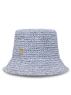 Czapki damskie - Tommy Hilfiger Kapelusz Premium Beach Bucket AW0AW17136 Niebieski - miniaturka - grafika 1
