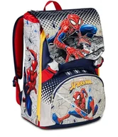 Plecaki - Seven Dissney Extendable School Plecak - SPIDER-MAN WEBBED WONDER, niebieski czerwony - podwójny plecak rozkładany na zamek błyskawiczny i z kieszenią na butelkę, plecak dla dzieci - Marvel - miniaturka - grafika 1