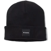 Czapki i chusty sportowe męskie - Czapka Columbia Unisex City Trek Heavyweight Beanie 1911251013 - czarna - miniaturka - grafika 1
