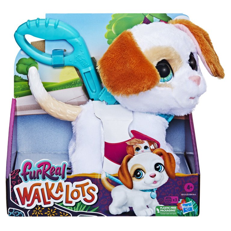 Hasbro Fur Real Friends Chodzący Piesek na Smyczy z Dźwiękami 4+ Baterie