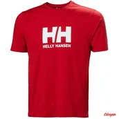 Koszulki męskie - Koszulka męska HELLY HANSEN Logo T-Shirt 3.0 - Red - miniaturka - grafika 1