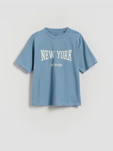 Reserved - T-shirt z nadrukiem - jasnoniebieski - Koszulki dla chłopców - miniaturka - grafika 1