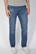 Spodnie męskie - WRANGLER GREENSBORO 803 REGULAR STRAIGHT HARD EDGE - miniaturka - grafika 1