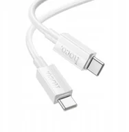 Kable USB - HOCO kabel Typ C do Typ C 3A 60W X107 1 m biały - miniaturka - grafika 1