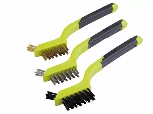CARMOTION zestaw 3 szczotek - nylon - mosiądz - stal - Akcesoria do mycia samochodu - miniaturka - grafika 1