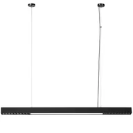 Lampy sufitowe - Czarna listwa LED nad stół 120cm LP-1301/1P L BK SMART z serii CALI L - miniaturka - grafika 1