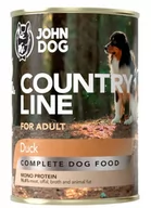 Mokra karma dla psów - JohnDog Country Adult kaczka 400g - miniaturka - grafika 1