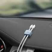 Kable - UNIQ Pod samoprzylepny organizer do kabli zestaw 8szt zielony/mist green - miniaturka - grafika 1